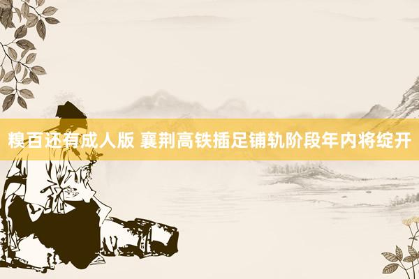糗百还有成人版 襄荆高铁插足铺轨阶段年内将绽开